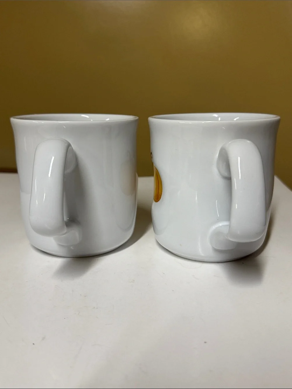 Williams Sonoma Sugar Pumpkin Collection Coffee Mugs Fall Harvest 12oz set of 2